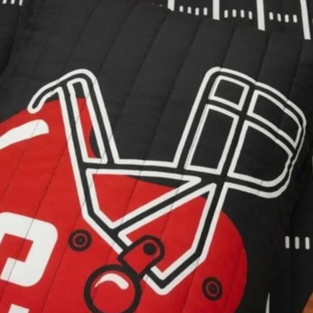 5 Piece American Football Reversible Bedding Set New Queen